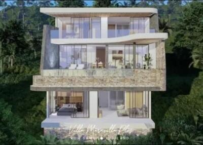 4 Bedrooms Sea View Villa in Bangpor Samui