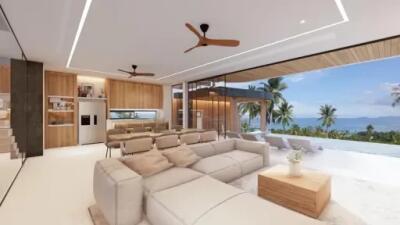 5-Bedrooms Sea View Villa in Bangpor Koh Samui