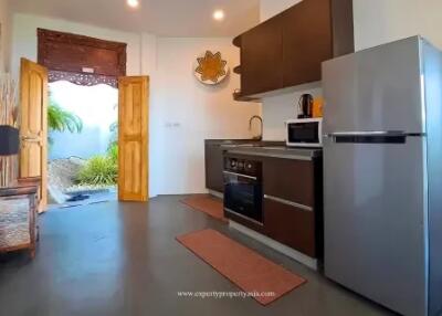 "Balinese Bliss: 2-Bedroom Villa with Breathtaking Views in Lamai"