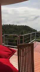 "Balinese Bliss: 2-Bedroom Villa with Breathtaking Views in Lamai"