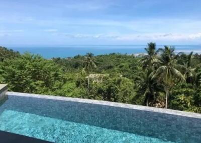 "Balinese Bliss: 2-Bedroom Villa with Breathtaking Views in Lamai"