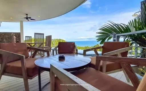 "Balinese Bliss: 2-Bedroom Villa with Breathtaking Views in Lamai"