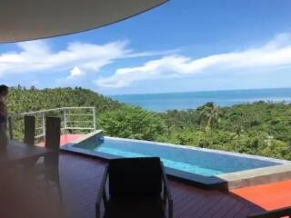 "Balinese Bliss: 2-Bedroom Villa with Breathtaking Views in Lamai"