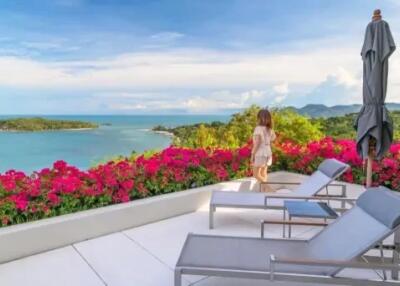 5 Bedroom Sea View Villa for Rent in Choeng Mon