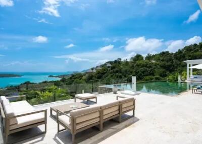 5 Bedroom Sea View Villa for Rent in Choeng Mon