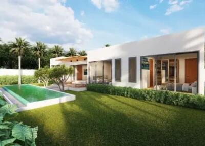 Luxury 2-Bedroom and 3-Bedroom Villas Just 2 Minutes from the Beach in Lam Set, Koh Samui "Leasehold"