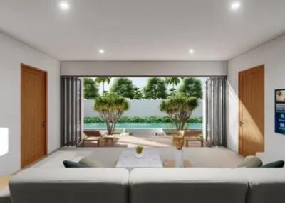 Luxury 2-Bedroom and 3-Bedroom Villas Just 2 Minutes from the Beach in Lam Set, Koh Samui "Leasehold"