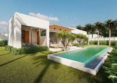 Luxury 2-Bedroom and 3-Bedroom Villas Just 2 Minutes from the Beach in Lam Set, Koh Samui "Leasehold"