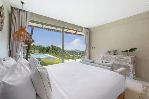 4 Bedrooms Hillside Villa in Bophut Koh Samui " Free hold"