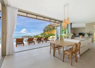 4 Bedrooms Hillside Villa in Bophut Koh Samui " Free hold"