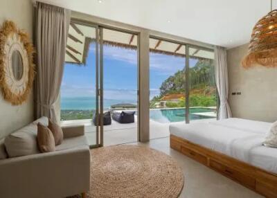 4 Bedrooms Hillside Villa in Bophut Koh Samui " Free hold"