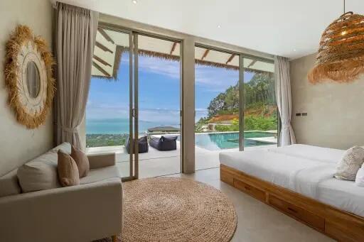 4 Bedrooms Hillside Villa in Bophut Koh Samui " Free hold"