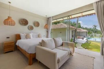 4 Bedrooms Hillside Villa in Bophut Koh Samui " Free hold"