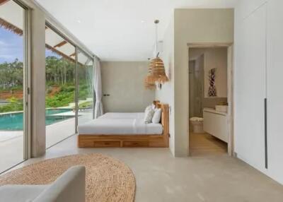 4 Bedrooms Hillside Villa in Bophut Koh Samui " Free hold"