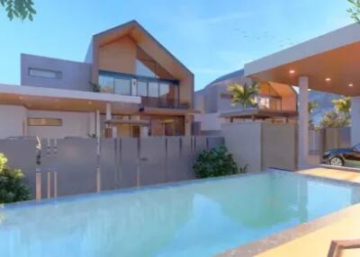 "Stunning 3-Bedroom 2-Storey Pool Villa in Bo Phut - Ready for Decoration"  " Free hold"