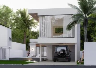 "Off-Plan 3-Bedroom Villa with Chanote Title: Build Your Dream Home in Maenam"