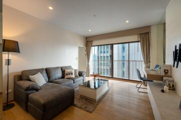 Living room with modern decor