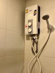 Bathroom with water heater