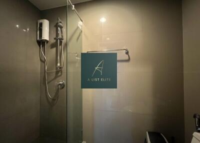 Modern bathroom with shower