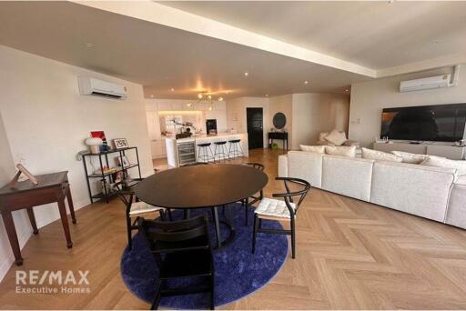 Renovated 3-Bedroom Condo with Spacious Balcony in Phromphong Area