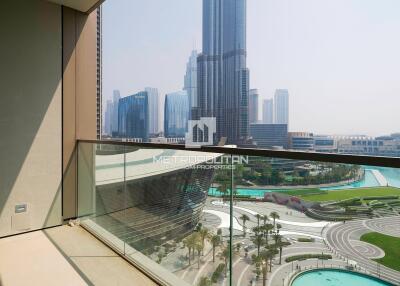 Full Burj and Fountain viewBrand New Unfurnished