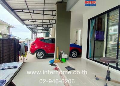 Outdoor view of house with carport