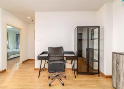 Study room with desk and chair