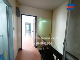 Interior hallway with a view into other rooms