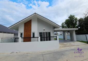 New house for sale one stoery house 3 bedroom 2 bathroom land size 72.7 sqw at Donkeaw , Maerim ,Chiang Mai