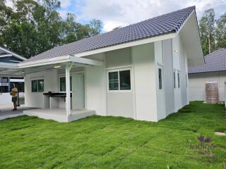 New house for sale one stoery house 3 bedroom 2 bathroom land size 72.7 sqw at Donkeaw , Maerim ,Chiang Mai