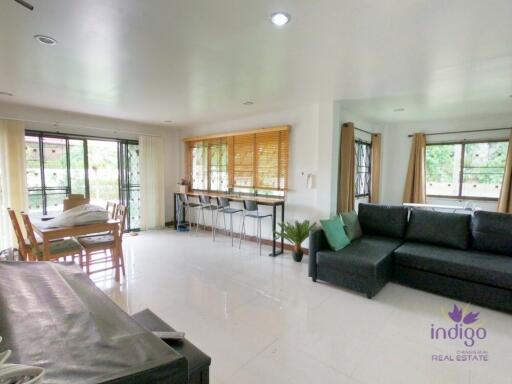 4 Bedroom house for rent walking distance to Samyak (Sansai Market) and close to Meechok Plaza and Central Festival. Sansai Park Ville2, Sansai, Chiang Mai