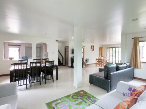 4 Bedroom house for rent walking distance to Samyak (Sansai Market) and close to Meechok Plaza and Central Festival. Sansai Park Ville2, Sansai, Chiang Mai