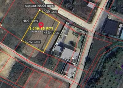 Land for sale 1 Rai 85 sqw at Chae Chang, Sankampheang,Chiang mai