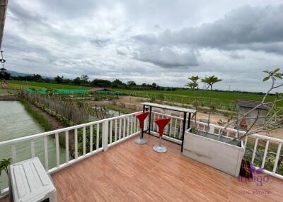 House amongst nature for sale! Large land and large pond! Mae Rim, Chiang Mai.