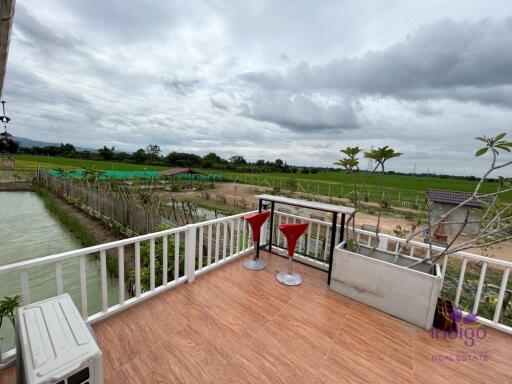 House amongst nature for sale! Large land and large pond! Mae Rim, Chiang Mai.