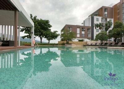 Lovely newly renovated 1 bedroom condo with plenty of natural light for rent at a sought after condominium - North 8 at Serene Lake, Mae Hia, Chiang Mai.