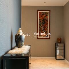 Elegant hallway with decorative elements