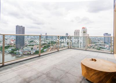 Balcony with city view