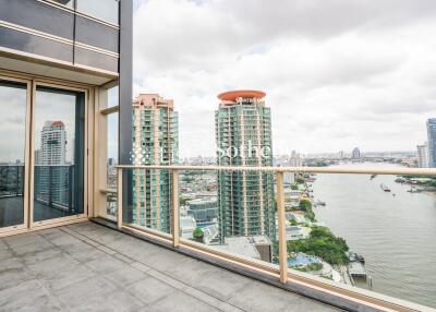 Balcony with city view