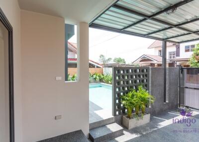 Newly renovated Pool villa with 2/3 Bedroom 3 Bathroom pool villa for sale at Koolpunt 9 , Hang dong, Chiang Mai