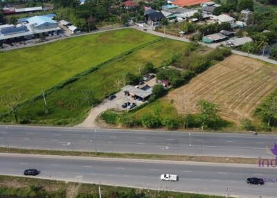 Land for sale 1 Rai 2 Ngan 98.2 Sqw , good location near nong chom intersection 2 km, Sanphisuea, Muang, Chiang Mai