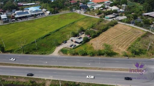 Land for sale 1 Rai 2 Ngan 98.2 Sqw , good location near nong chom intersection 2 km, Sanphisuea, Muang, Chiang Mai