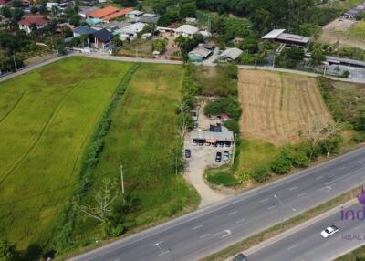 Land for sale 1 Rai 2 Ngan 98.2 Sqw , good location near nong chom intersection 2 km, Sanphisuea, Muang, Chiang Mai