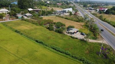 Land for sale 1 Rai 2 Ngan 98.2 Sqw , good location near nong chom intersection 2 km, Sanphisuea, Muang, Chiang Mai