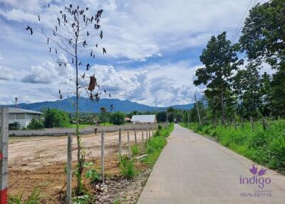 Land for sale 2 plots ,1 Rai 1 Ngan each near Prem School ,Mae Rim, Chiang Mai.