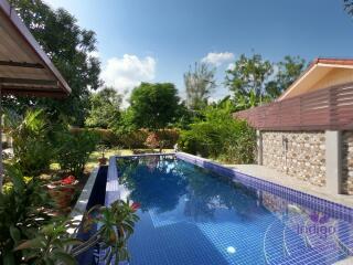 Lovely single storey home with a private swimming pool in a peaceful neighbourhood in Sansai Luang, Sansai, Chiang Mai