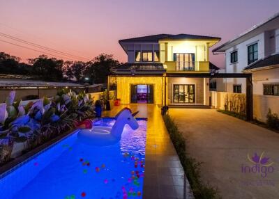 House for Sale 3 bedroom with Private Swimmingpool at Jaikaew Arawan 28, Nong Hoi, Chiang Mai