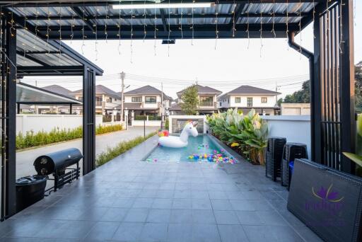 House for Sale 3 bedroom with Private Swimmingpool at Jaikaew Arawan 28, Nong Hoi, Chiang Mai