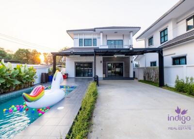 House for Sale 3 bedroom with Private Swimmingpool at Jaikaew Arawan 28, Nong Hoi, Chiang Mai