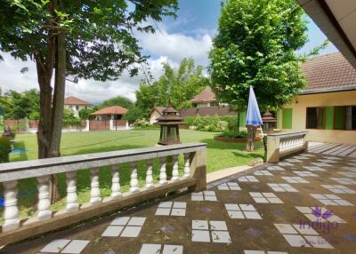 House for sale 6 bedroom with Land size 437 sqw at Moobaan Lanna ville , Sanphisuea ,Chiang Mai